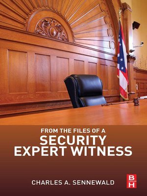 cover image of From the Files of a Security Expert Witness